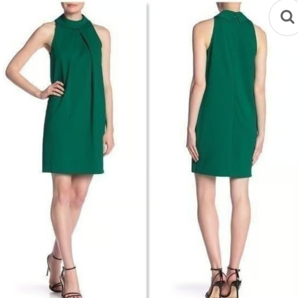 Trina Turk Emerald Straight Up Diamond Ponte Shift Dress Size 8